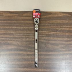 CRAFTSMAN 72-TOOTH 3/8” DRIVE FULL POLISH HANDLE FLEXIBLE HEAD RATCHET CMMT99426 BRAND NEW