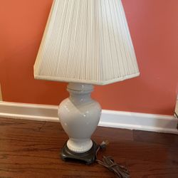 Leviton white lamp