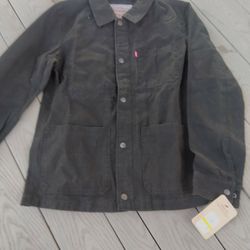 Black Levi Jacket Shirt New