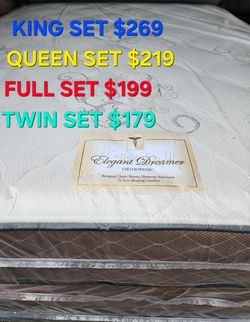 Brand New !! Queen set $199 (( Mattress And Box Spring ))