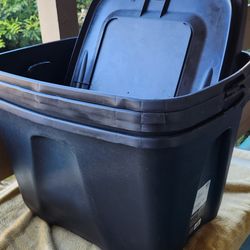 Black 18 Gallon Totes (4)