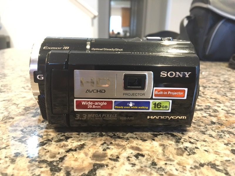 sony camcorder hdr pj10