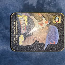 Embossed Metal Collector Card Nolan Ryan 