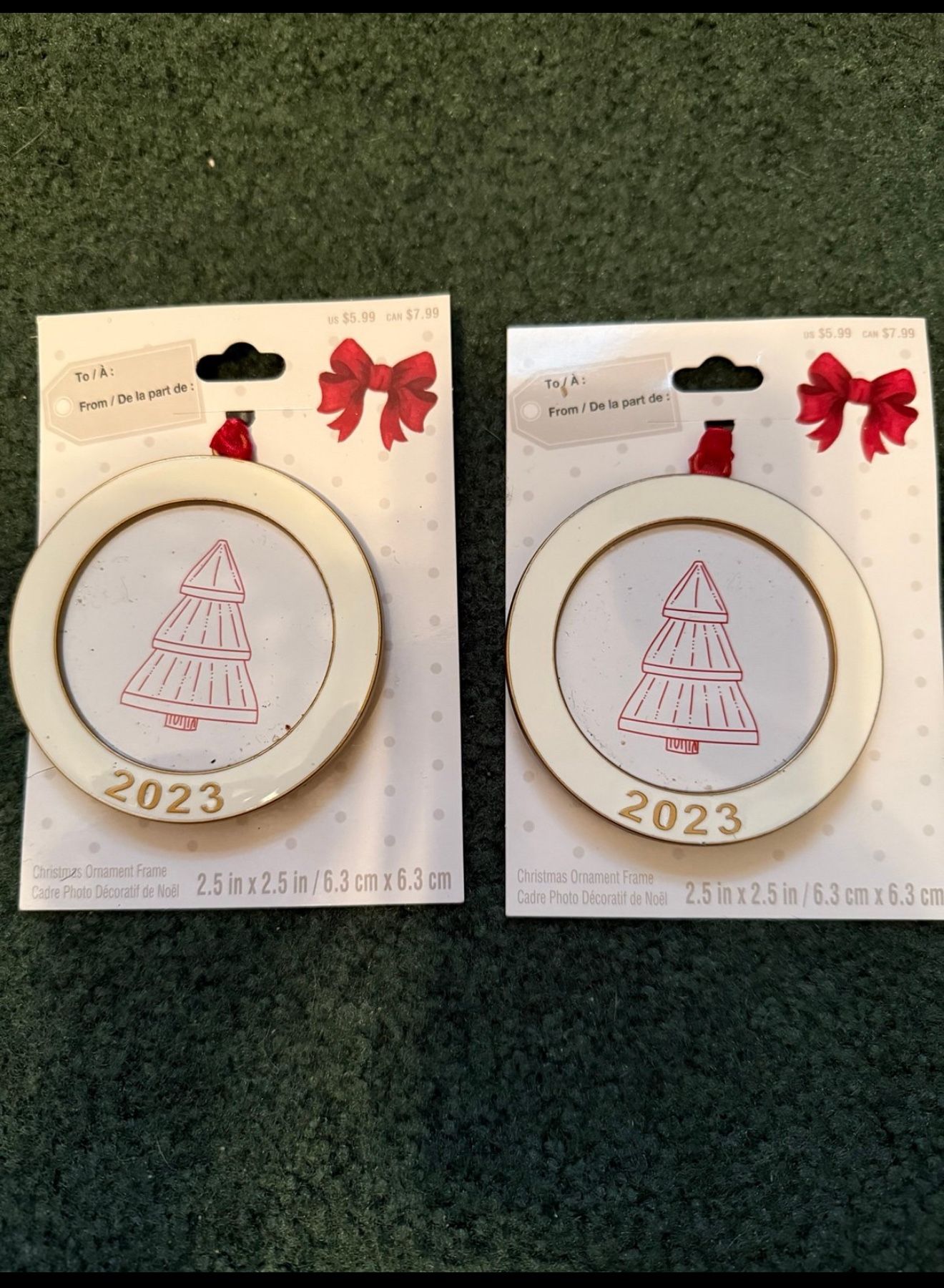 Christmas Picture Ornaments 