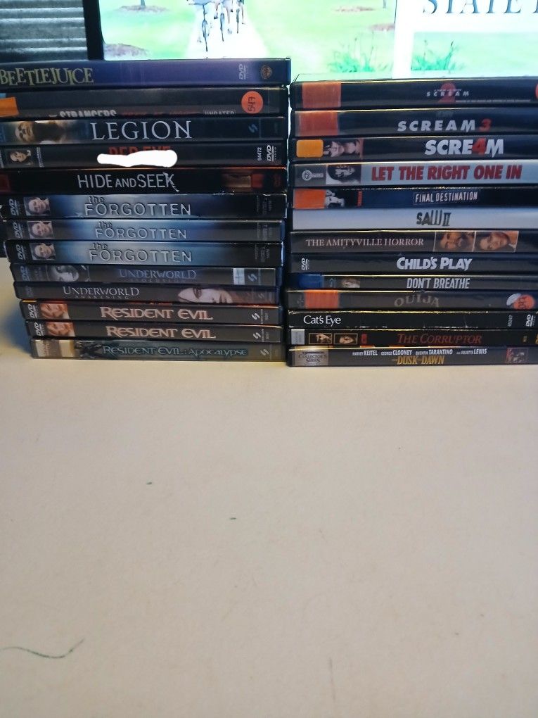 Horror Dvds