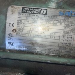 Reliance Electric Sabre motor 