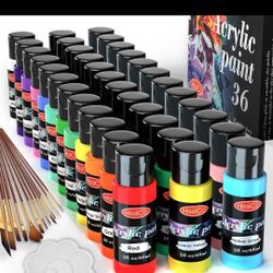 36 Colors Acrylic Paint Set 