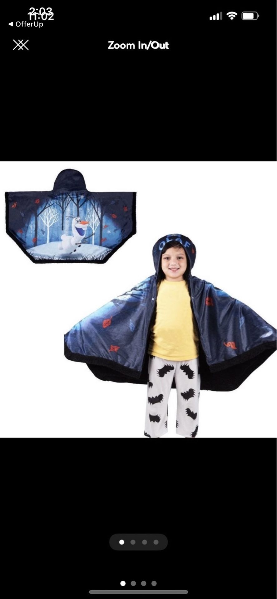 Disney Frozen 2 Olaf Snuggle Wrap