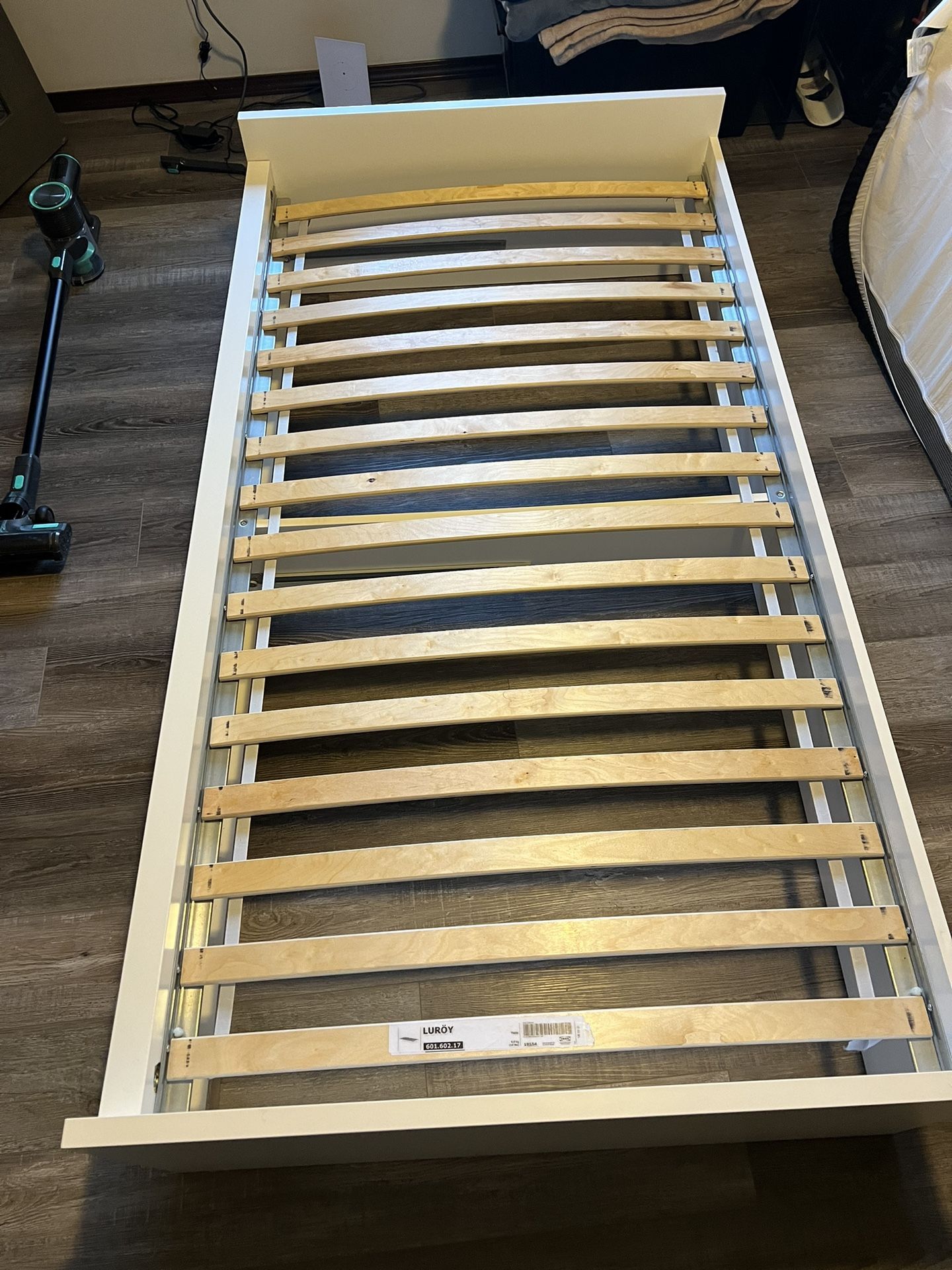 Twin Bed Frame + Memory Foam Mattress (included)