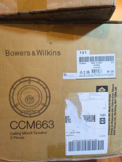Bowers & Wilkins 663 (two-piece) speakers set