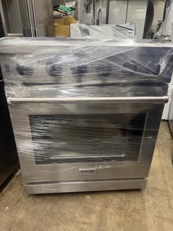 30” THOR slide in gas range  stainless steel