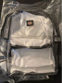 Dickies clear backpack