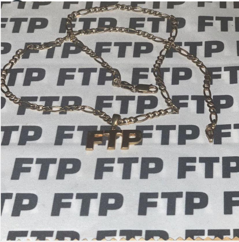 Ftp Gold Pendant chain