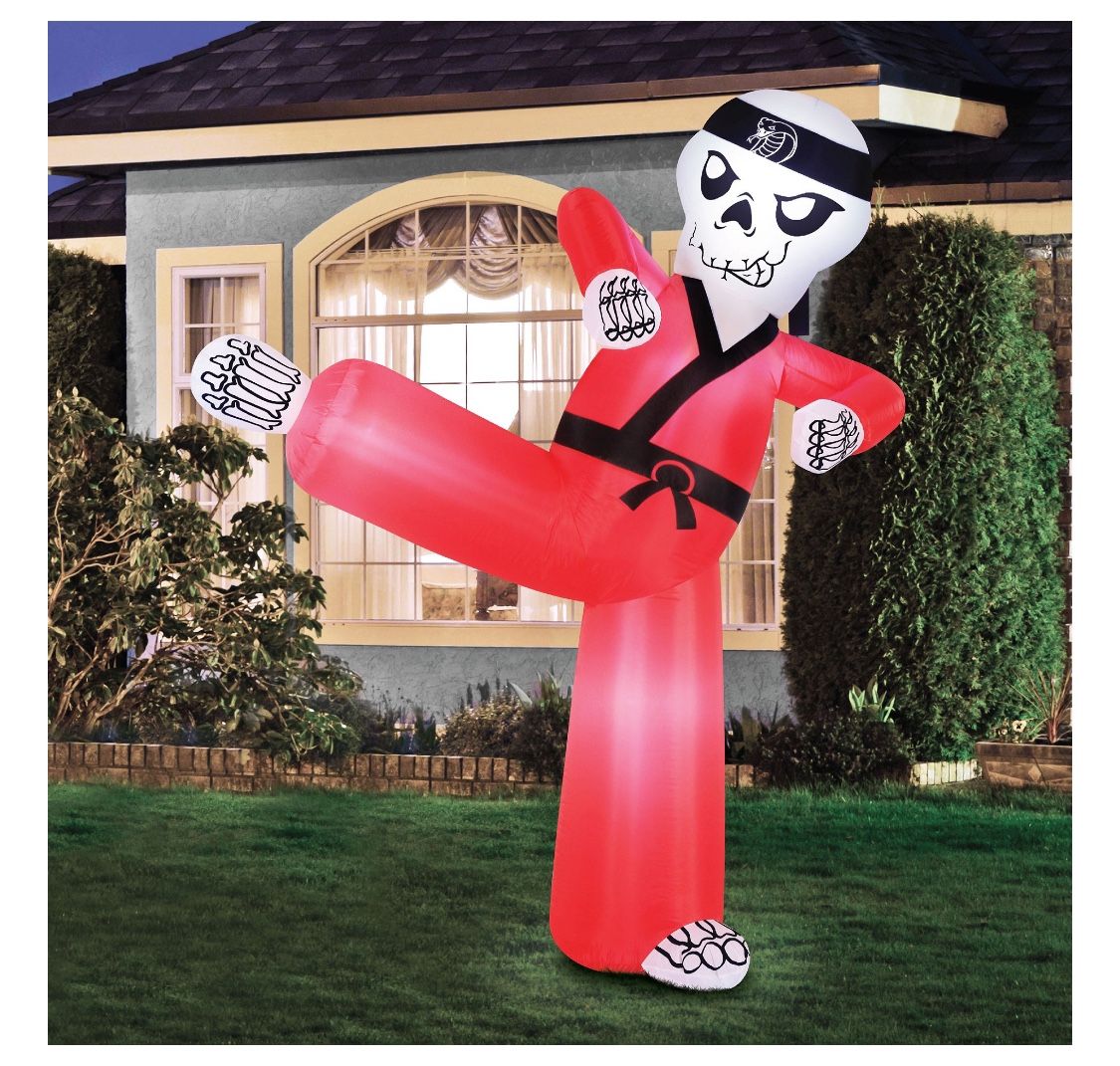 Occasions 6.5 Foot Inflatable Kung Fu Skeleton
