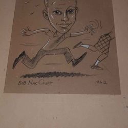 1962 Comic Pencil Drawing 