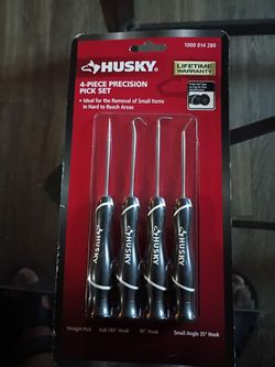 Husky 4-Piece Precision Pick Set