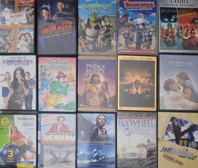 Lot Of 15 DVDs