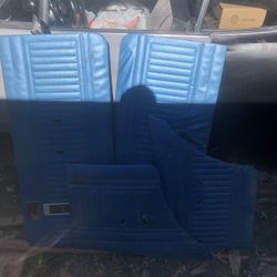 Plymouth Duster Mopar Door Panels And Too Rear Seat