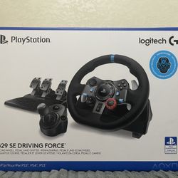 Logitech G29 Racing Wheel + Pedals + Shifter (Like New, Box Included)