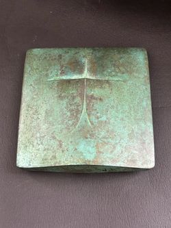 6" Japanese Bronze Ikebana Vase