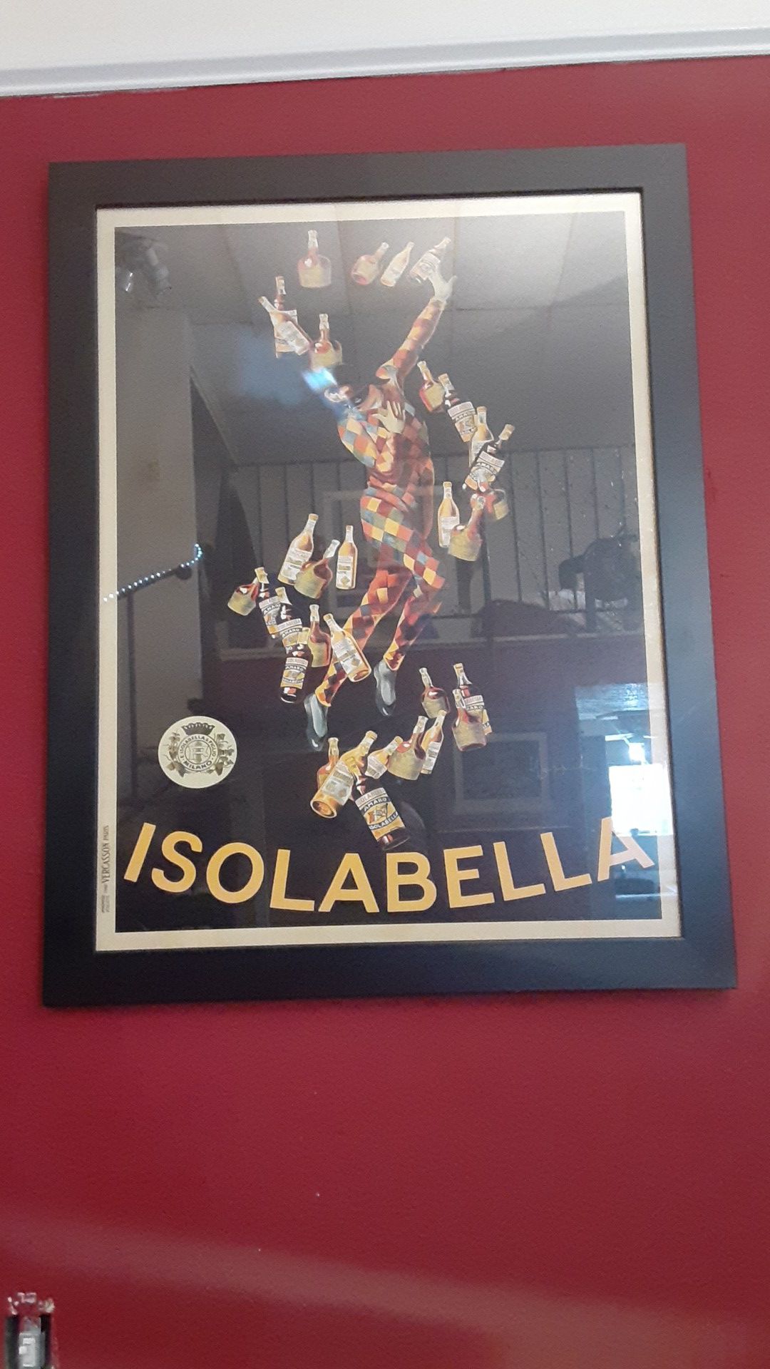 Isolabella art work with pristine frame work