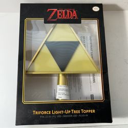 The Legend of Zelda LED Triforce Light Up 9" Holidays Christmas Tree Topper