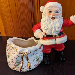 Vintage Santa with Toy Bag 