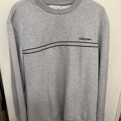 Calvin Klein Men’s Sweater size Large Gray
