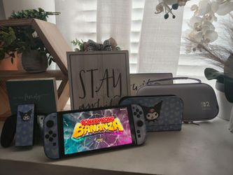 Nintendo switch 2 Kuromi skin w/ donkey Kong bananza