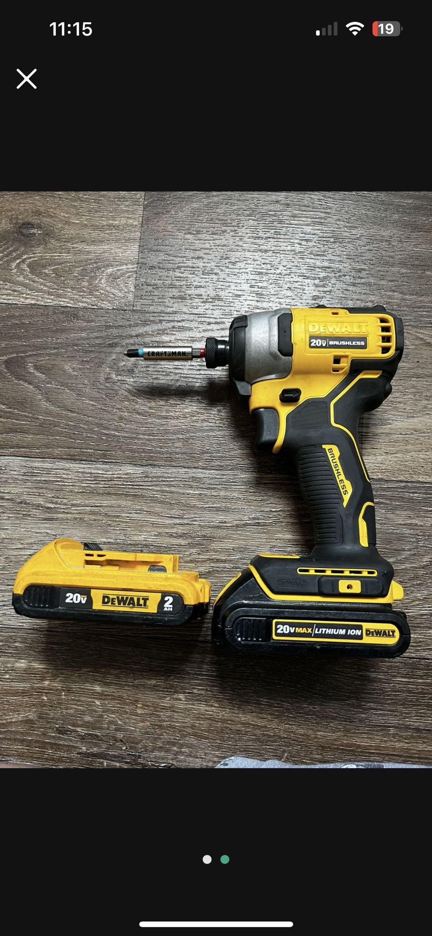DeWalt Drill$150.00