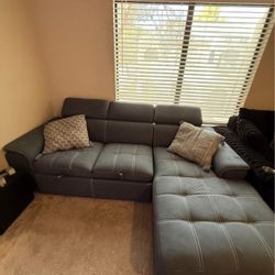 RC Willey Reversible Sleeper Sectional w/ Storage