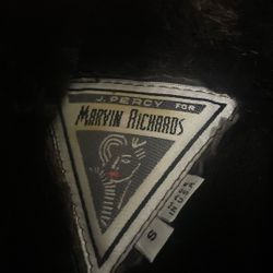 VINTAGE GENUINE LEATHER AND FUR COAT J.PERCY FOR MARVIN RICHARDS