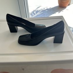 Etienne Aigner Black leather women's shoes