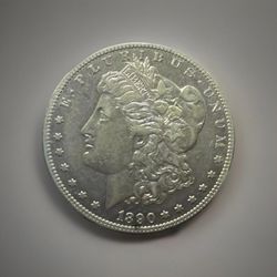 1890-CC Morgan Silver Dollar
