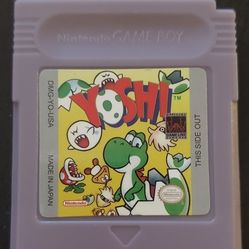 Yoshi GB Gameboy Video Game Cartridge