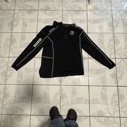 Columbia Golf Black 1/4 Zip Shotgun Pullover Long Sleeve Jacket