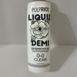 PULPRIOT Liquid Demi 0-0 Clear 16 oz New