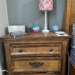 Solid Wood End Table