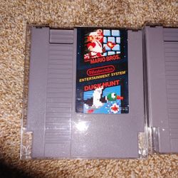 Super Mario Bros And Duck Hunt Nes Cleanes Tested And Cased