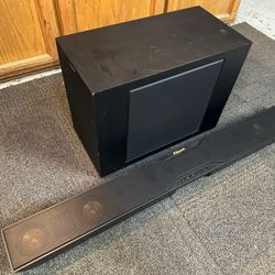 Klipsch  R-200 Soundbar With Wireless 10” Sub