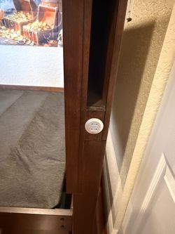 Full bed frame with trundle/storage