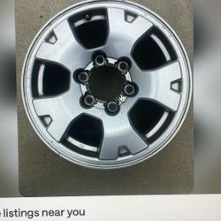 Silver Alloy Wheel Rim
