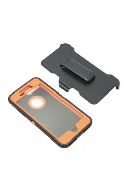 For iPhone 7 Plus / 8 plus Orange belt clip case cover protector