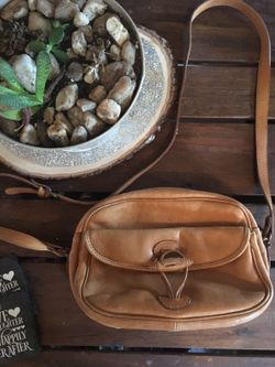 Green Fields Soft Leather Cross Body Purse