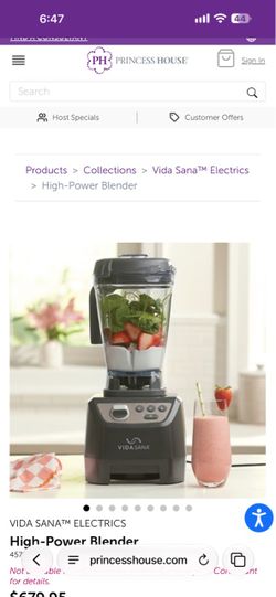 Princess House High Power Blender