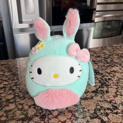 Squishmallows Sanrio Hello Kitty 8" Easter Plush Stuffed Toy 2024 NWT