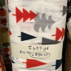 Christmas/Winter Fleece By The Yard