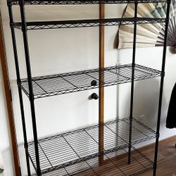 Black Wire Storage Shelves