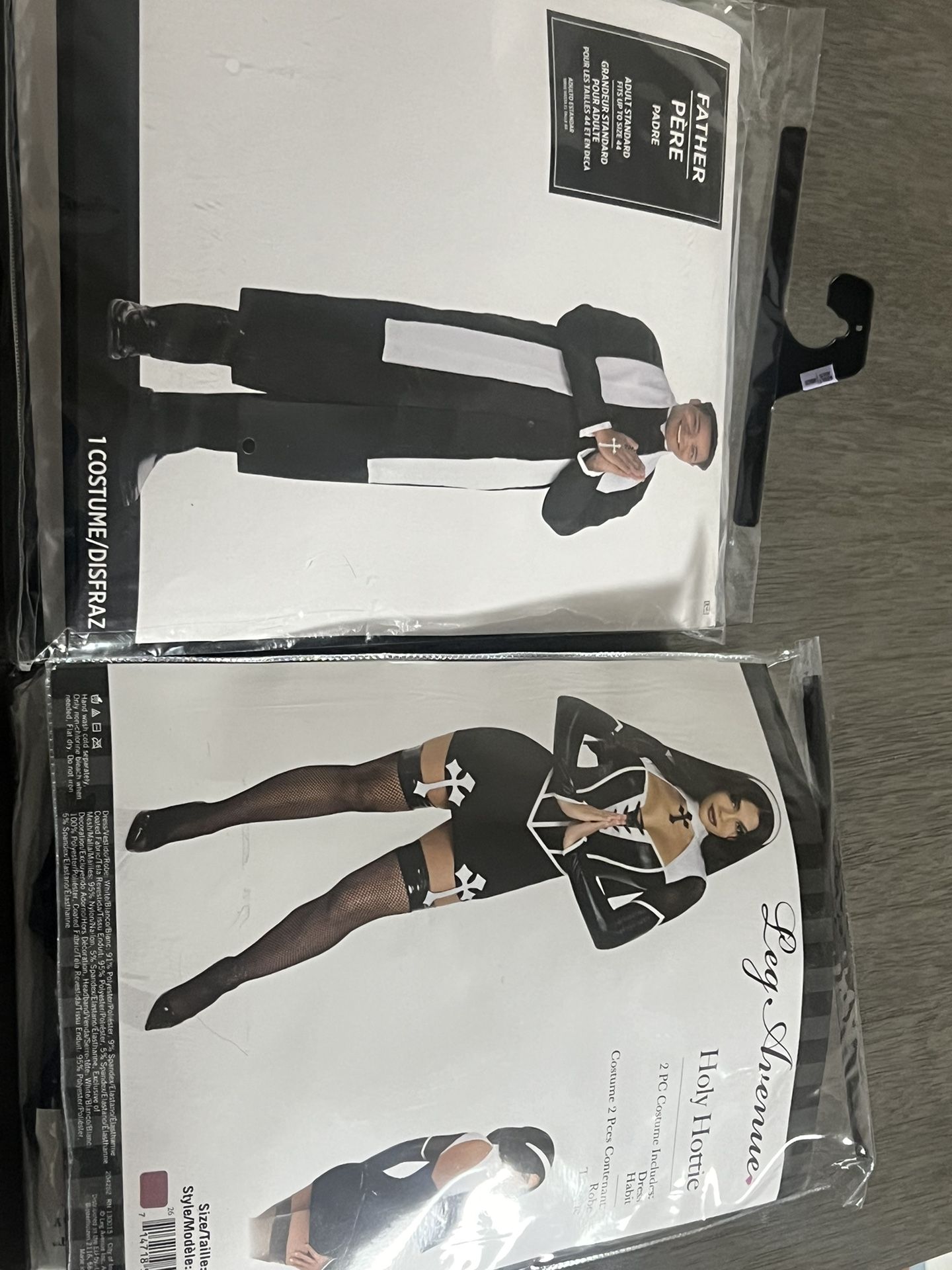 His And Hers Priest Large. And Nun Small