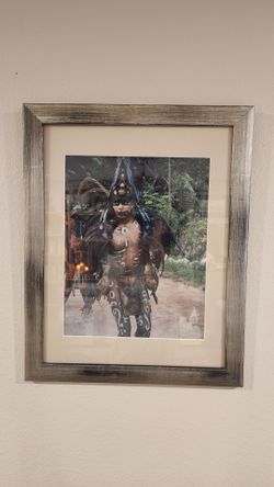 Mayan Warrior 16"Wide x 20" Tall